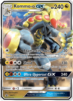 Kommo-o-GX SM71/248 — SM Black Star Promos