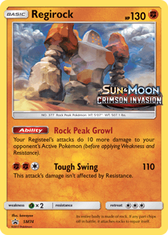 Regirock SM74/248 — SM Black Star Promos