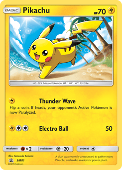 Pikachu SM81/248 — SM Black Star Promos