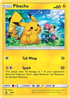 Pikachu SM86/248 — SM Black Star Promos