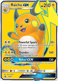 Raichu-GX SM90/248 — SM Black Star Promos