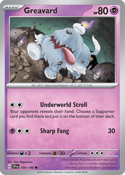 Greavard 105/198 — Scarlet & Violet