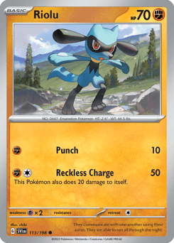 Riolu 113/198 — Scarlet & Violet