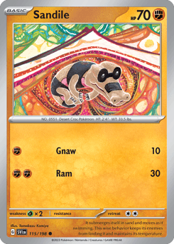Sandile 115/198 — Scarlet & Violet