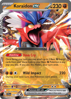 Koraidon ex 125/198 — Scarlet & Violet