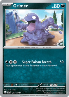 Grimer 126/198 — Scarlet & Violet