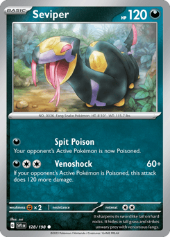 Seviper 128/198 — Scarlet & Violet