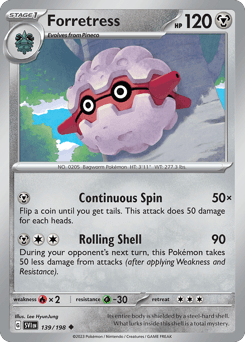 Forretress 139/198 — Scarlet & Violet