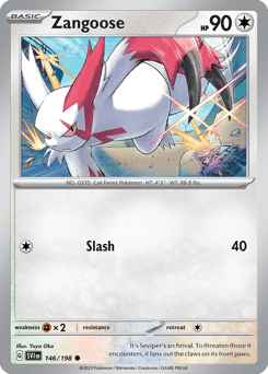 Zangoose 146/198 — Scarlet & Violet