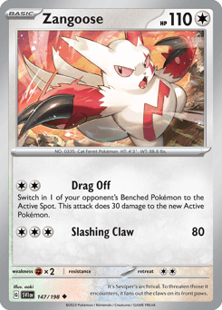 Zangoose 147/198 — Scarlet & Violet