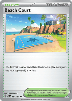 Beach Court 167/198 — Scarlet & Violet