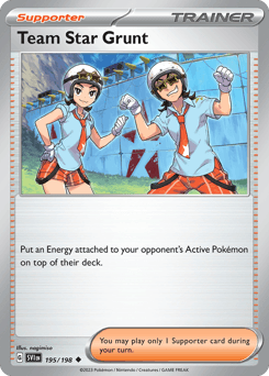 Team Star Grunt 195/198 — Scarlet & Violet