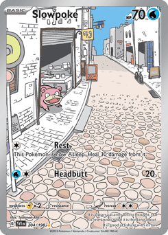 Slowpoke 204/198 — Scarlet & Violet