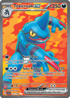 Toxicroak ex 232/198 — Scarlet & Violet