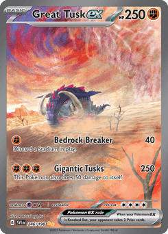 Great Tusk ex 246/198 — Scarlet & Violet