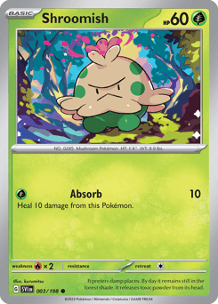 Shroomish 3/198 — Scarlet & Violet