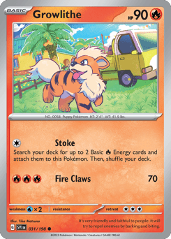 Growlithe 31/198 — Scarlet & Violet