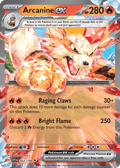 Arcanine ex 32/198 — Scarlet & Violet