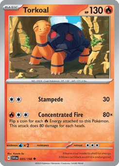 Torkoal 35/198 — Scarlet & Violet