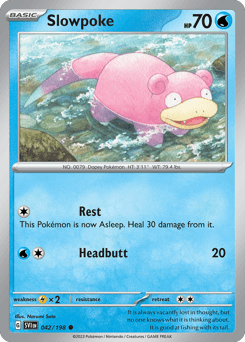 Slowpoke 42/198 — Scarlet & Violet