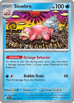Slowbro 43/198 — Scarlet & Violet