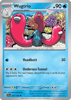 Wugtrio 57/198 — Scarlet & Violet