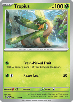 Tropius 7/198 — Scarlet & Violet