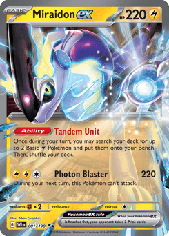 Miraidon ex 81/198 — Scarlet & Violet