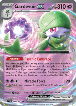 Gardevoir ex 86/198 — Scarlet & Violet