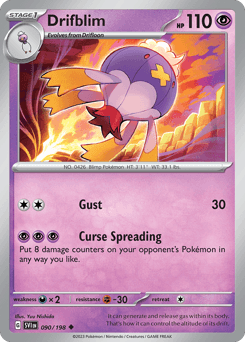 Drifblim 90/198 — Scarlet & Violet