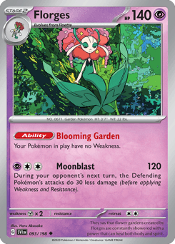 Florges 93/198 — Scarlet & Violet
