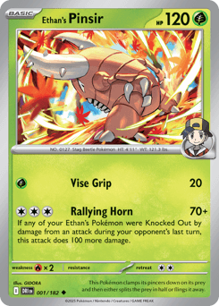 Ethan's Pinsir 1/182 — Destined Rivals