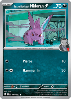 Team Rocket's Nidoran♂ 117/182 — Destined Rivals
