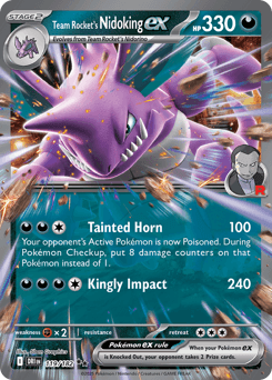 Team Rocket's Nidoking ex 119/182 — Destined Rivals