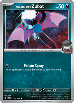 Team Rocket's Zubat 120/182 — Destined Rivals