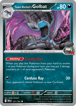 Team Rocket's Golbat 121/182 — Destined Rivals