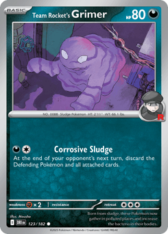 Team Rocket's Grimer 123/182 — Destined Rivals