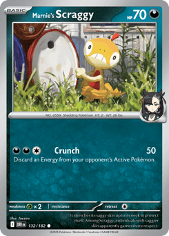 Marnie's Scraggy 132/182 — Destined Rivals