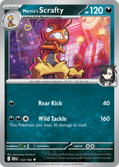 Marnie's Scrafty 133/182 — Destined Rivals