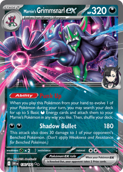 Marnie's Grimmsnarl ex 136/182 — Destined Rivals