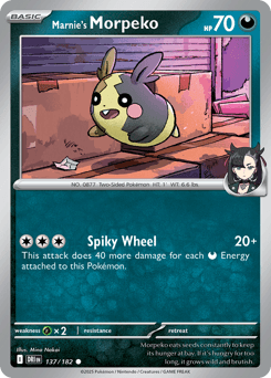 Marnie's Morpeko 137/182 — Destined Rivals
