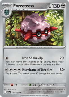 Forretress Pokémon card
