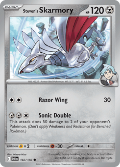 Steven's Skarmory 142/182 — Destined Rivals