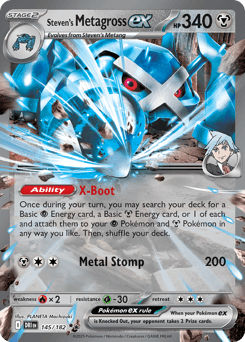 Steven's Metagross ex 145/182 — Destined Rivals