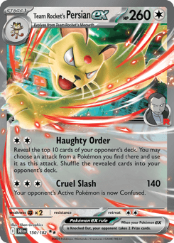 Team Rocket's Persian ex 150/182 — Destined Rivals