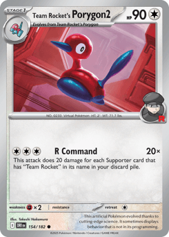 Team Rocket's Porygon2 154/182 — Destined Rivals