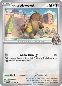 Arven's Skwovet 158/182 — Destined Rivals