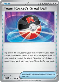 Team Rocket's Great Ball 175/182 — Destined Rivals