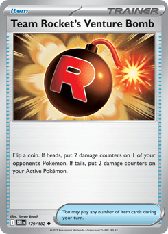 Team Rocket's Venture Bomb 179/182 — Destined Rivals