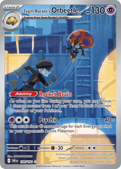 Team Rocket's Orbeetle 198/182 — Destined Rivals